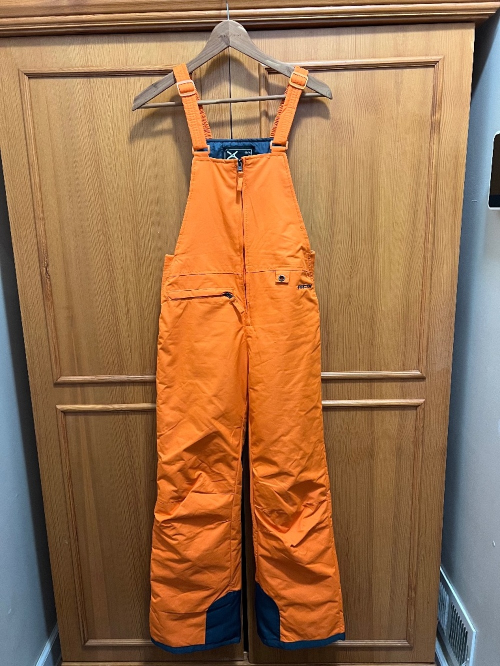 Arctix Kids XL Orange Insulated 5K Ski Snow Bibs